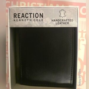 Kenneth Cole Reaction Blk Wallet NIB